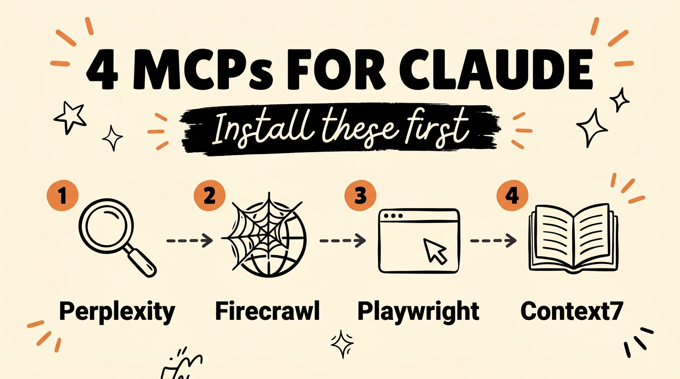 4 MCPs That Make Claude Code Actually Useful