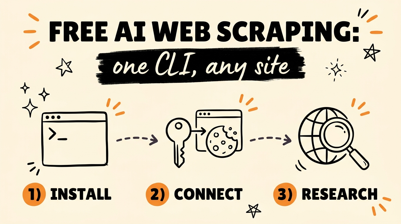 Free AI Web Scraping: Agent Reach for Claude Code