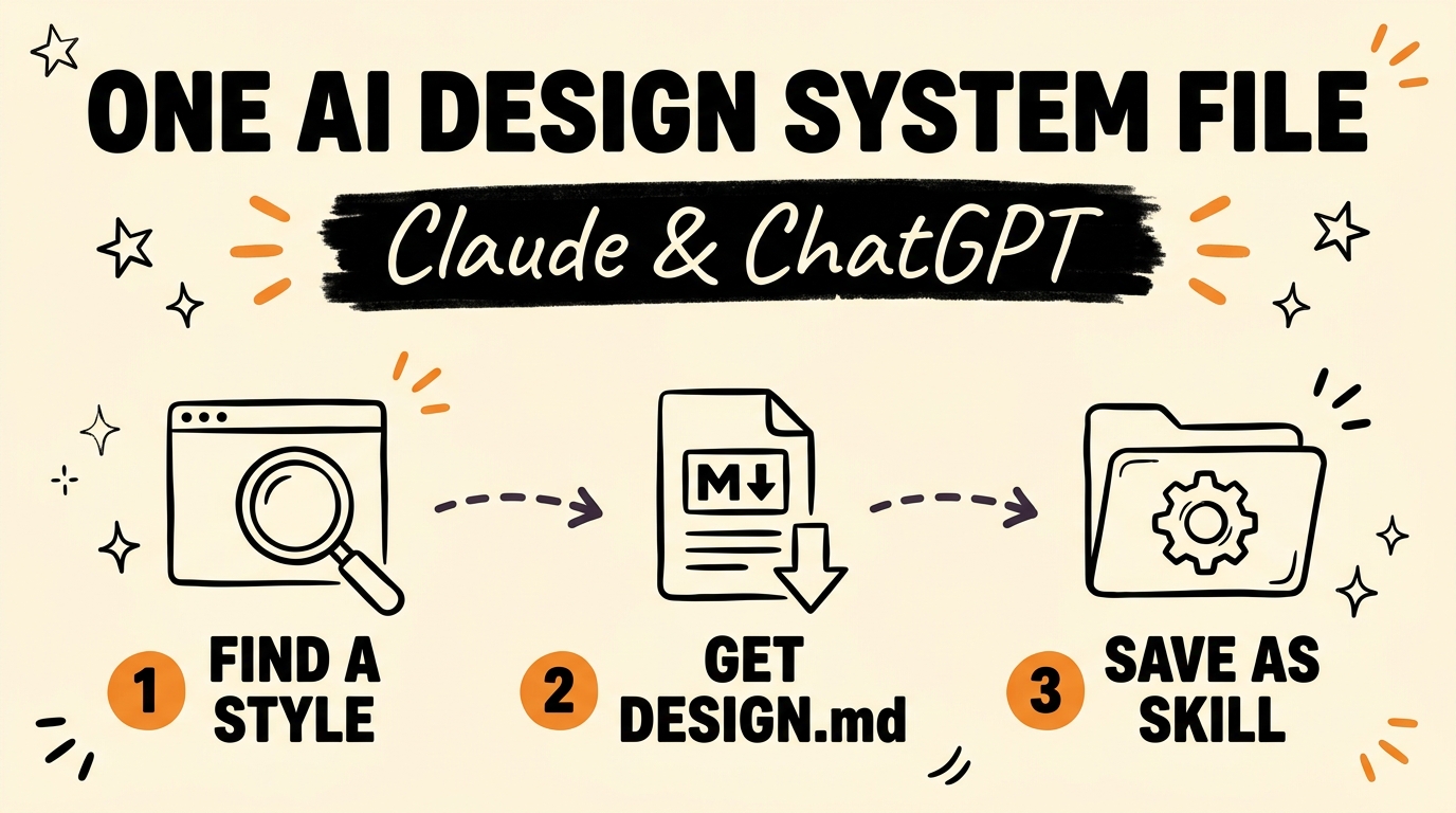 One AI Design System File for Claude and ChatGPT