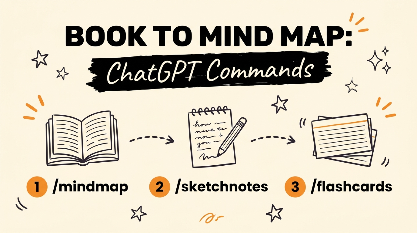 ChatGPT Commands That Turn Any Book Into a Mind Map
