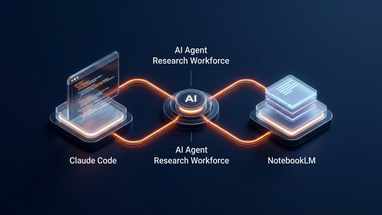 Claude Code + NotebookLM: Auto-Generate Research Podcasts