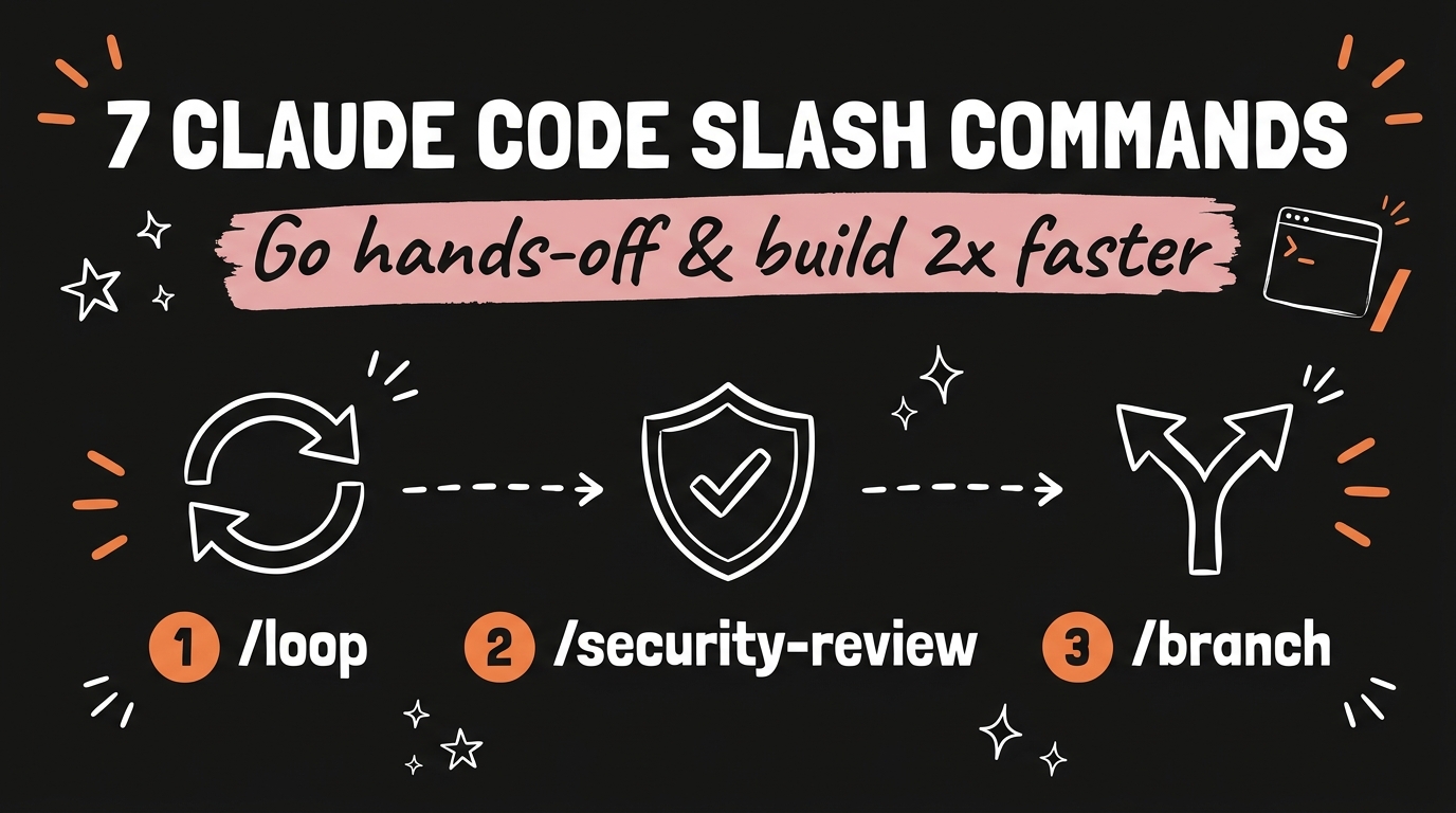 7 Claude Code Slash Commands That Make You 2× Faster