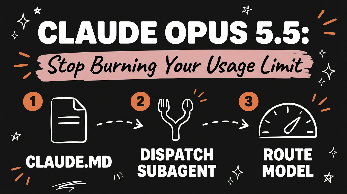 Claude Opus 5.5: Stop It From Burning Your Usage Limit