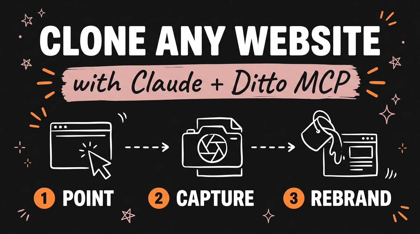 Clone Any Website With Claude Using Ditto MCP