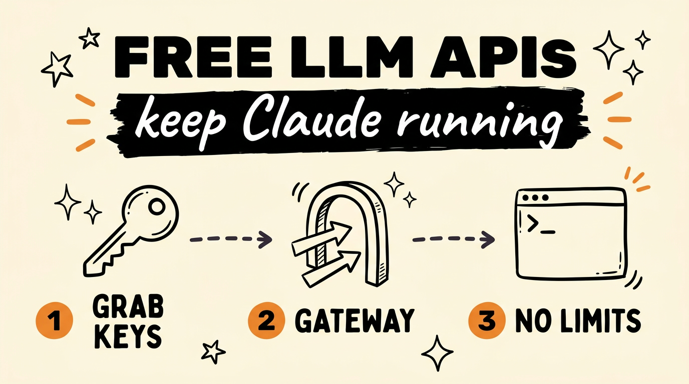 Free LLM APIs: Keep Claude Code Running at Zero Cost