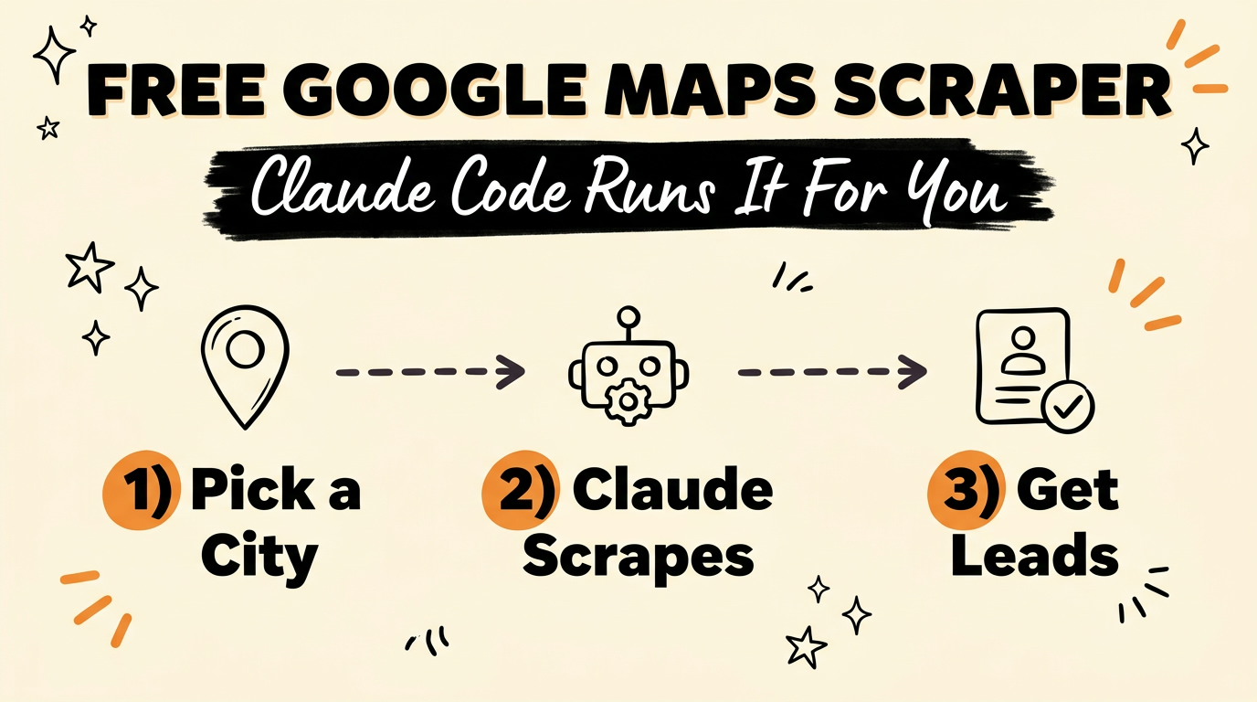 Free Google Maps Scraper That Claude Code Runs For You