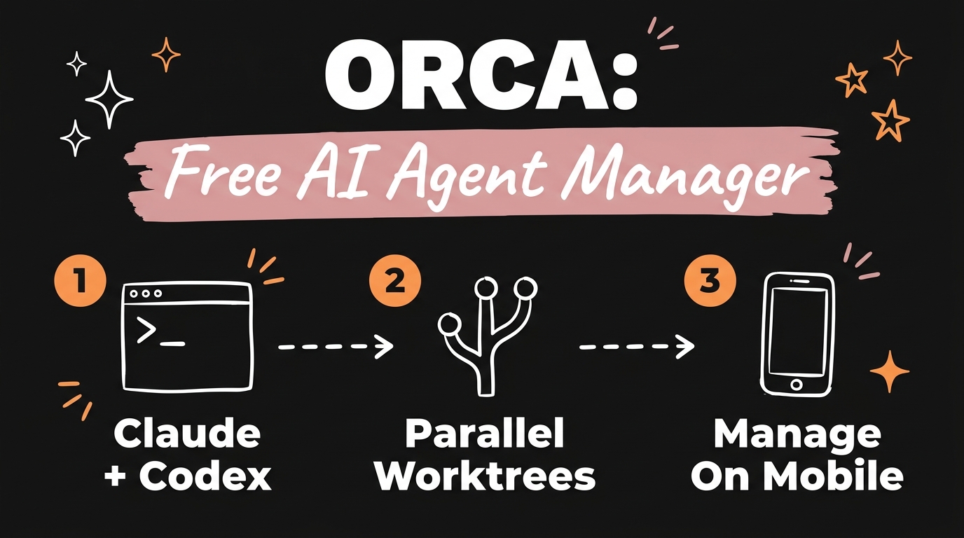 Orca: Free AI Agent Manager for Claude Code and Codex