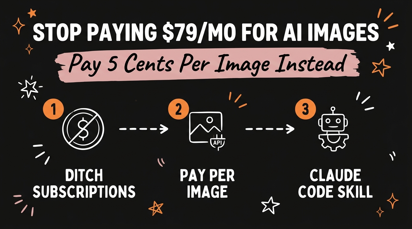 Stop Paying $79/Mo for AI Image Tools — Do This