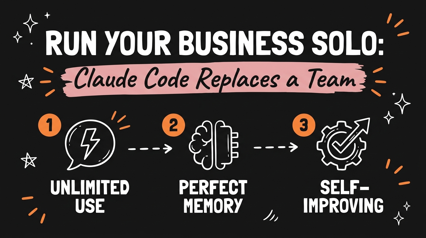 Run a Full Business Solo With Claude Code (No Team)