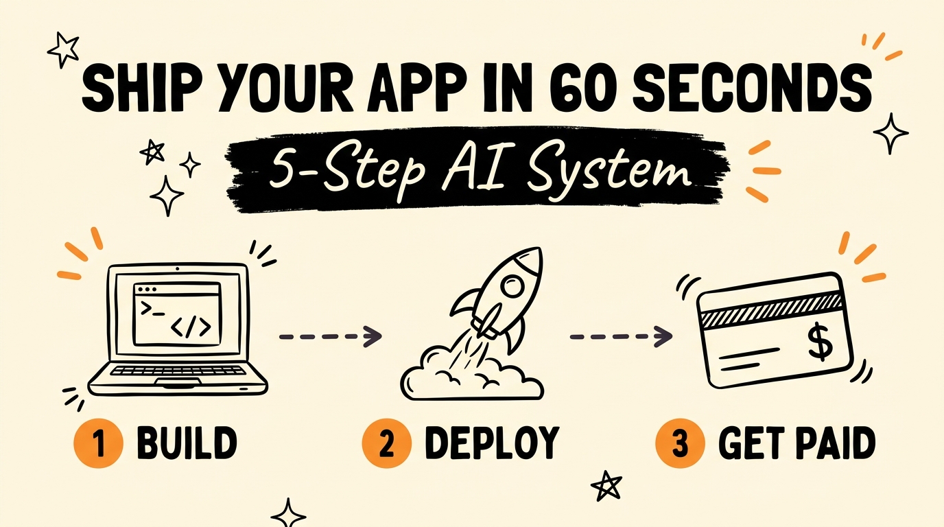 Ship Your App in 60 Seconds: 5-Step Claude Code System