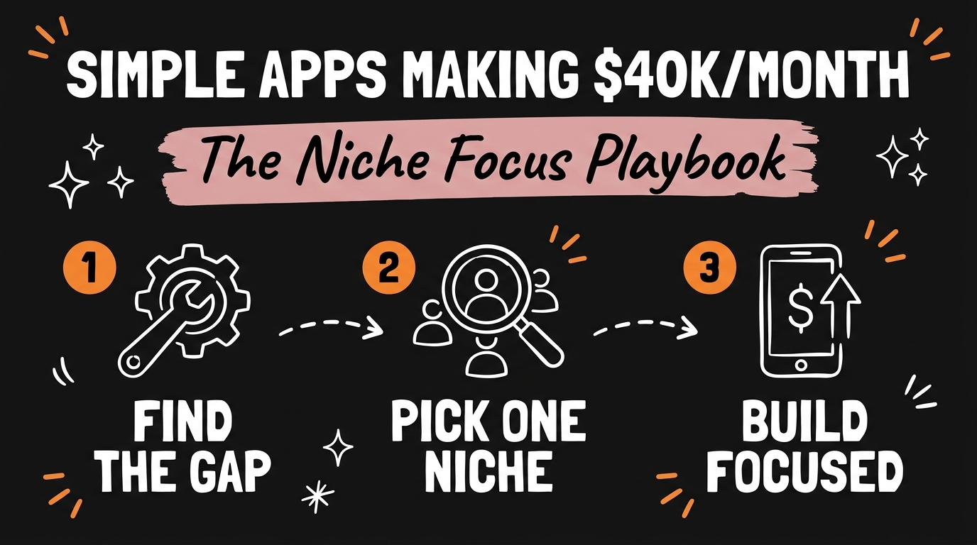 How Simple Niche Apps Make $40K to $61K a Month
